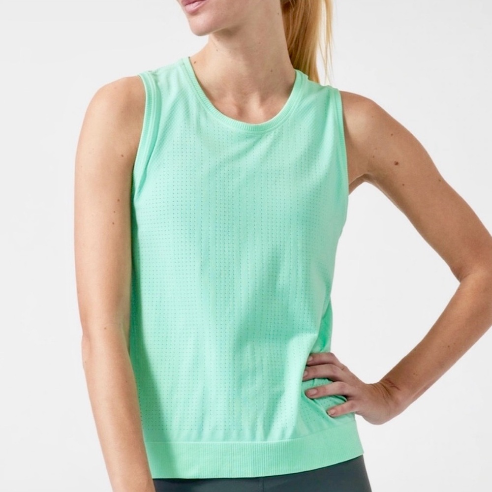 Athleta In Motion Tank Top, Mint Green, Small